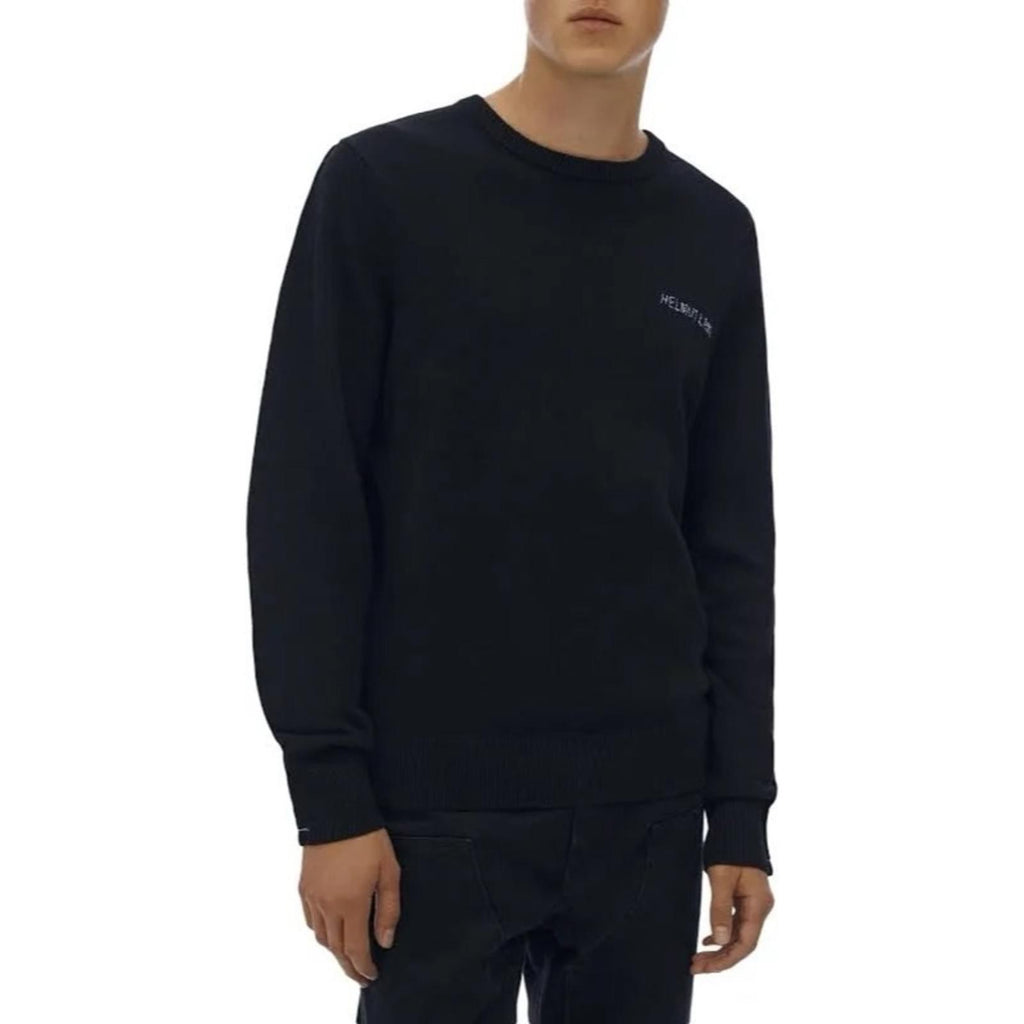 NEW Helmut Lang Cashmere Blend Kurt Crewneck Sweater Black Size S New w/Tag $375