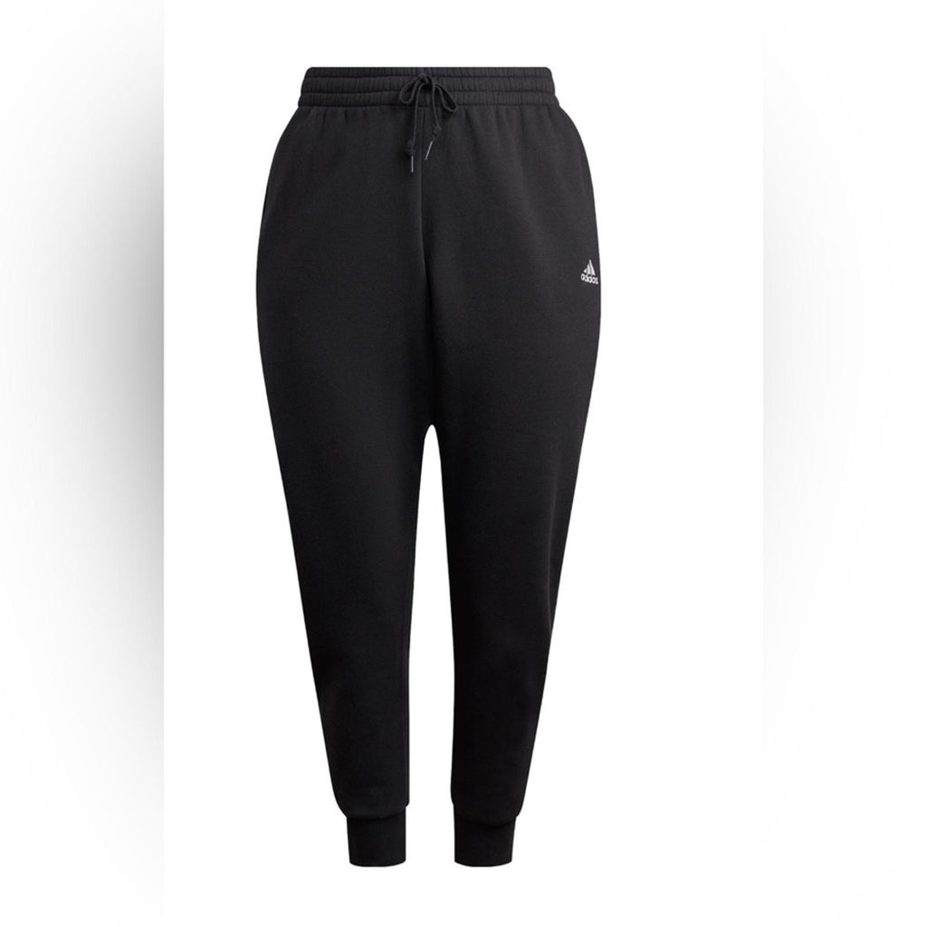 Adidas Essentials 3-Stripes Fleece Joggers Black, Plus Size 3X New w/Tag
