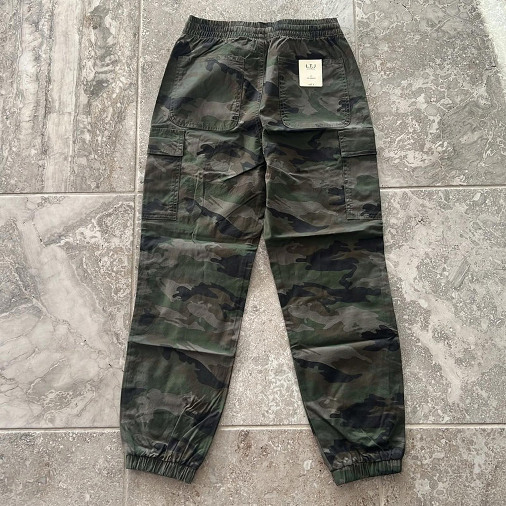 L.T.J Letter to Juliet Cargo Joggers in Camo, Size S New w/Tag