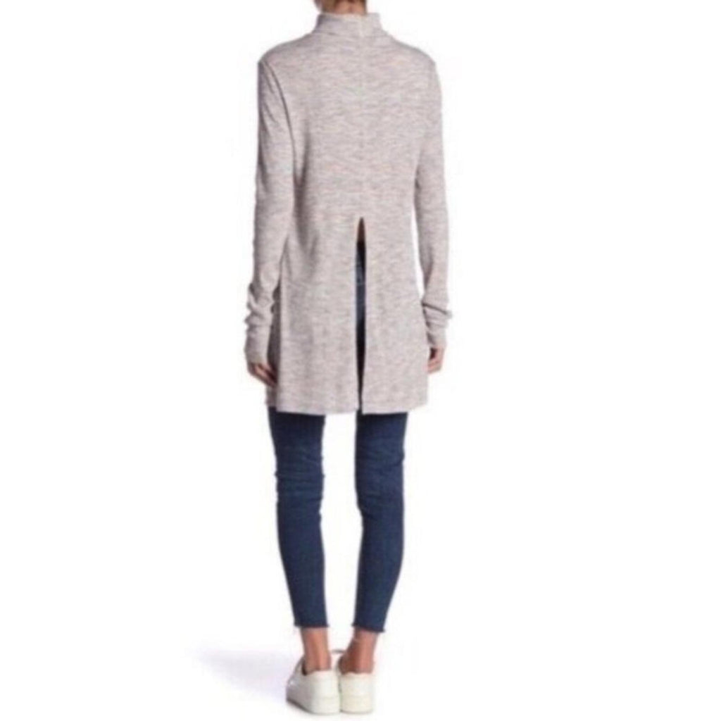 Free People Stone Cold Turtleneck Knit Top/Sweater w/Split Back Size S New w/Tag