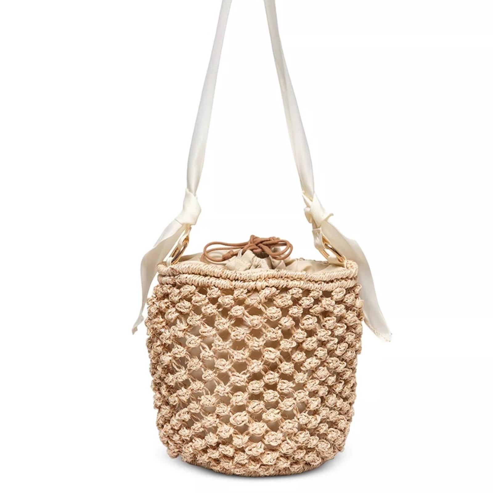 KAYU Odessa Small Bucket Bag, Natural New w/Tag Retail $298