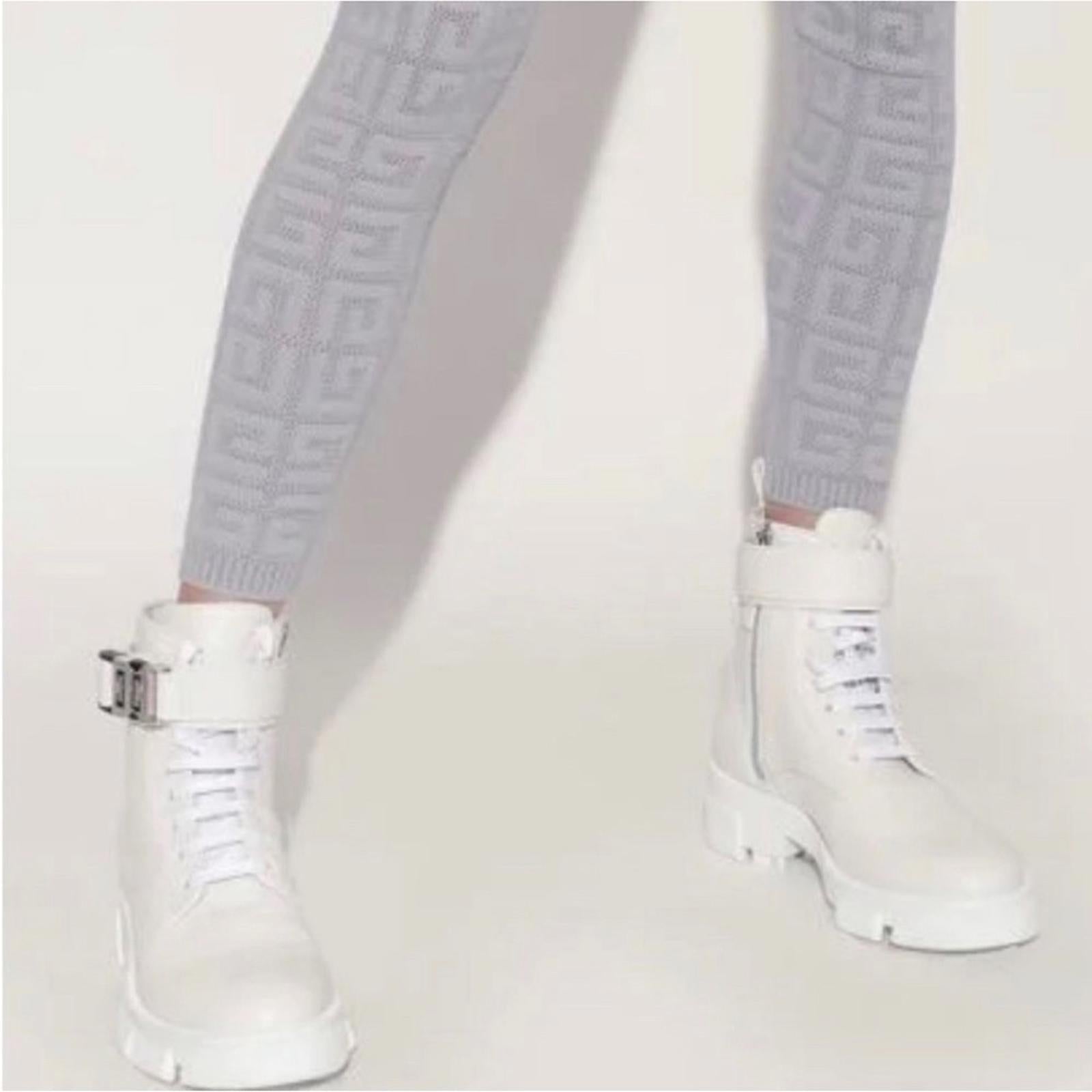 Givenchy Calf Leather Combat Boots, Size EU39 New in Box w/Dustbags