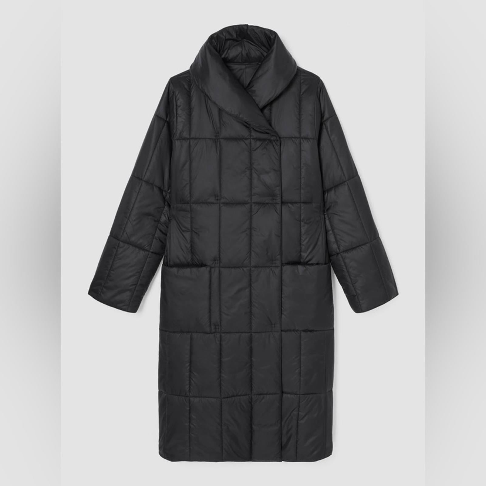 Eileen Fisher Eggshell Recycled Nylon Reversible Coat Size XS New w/Tag SOLD OUT
