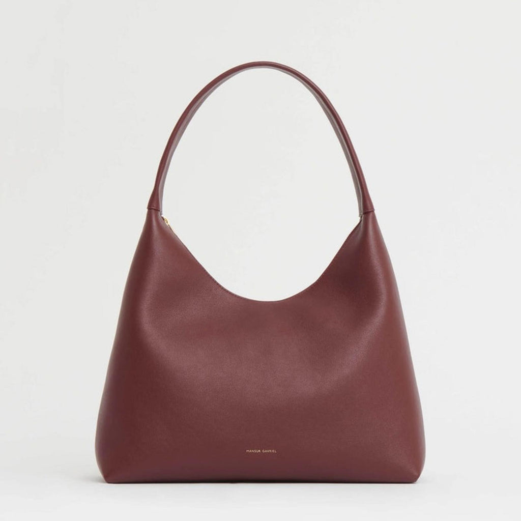 NEW Mansur Gavriel Small Soft Candy Shoulder Bag in Burgundy, Quiet Luxury!