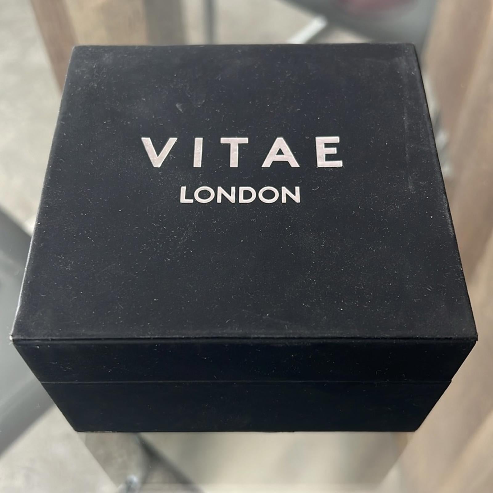 Vitae London Elmington Stainless Steel Bracelet Watch 36mm Silver New w/Tag $259