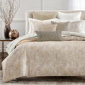 Hudson Park Collection Linear Sandstone Duvet Cover, NWT, Size Full/Queen $425