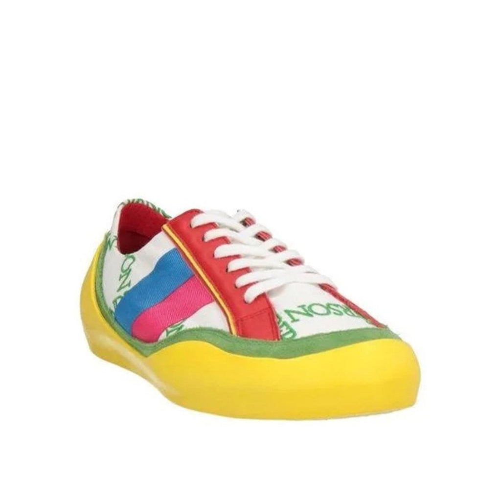 JW Anderson LaceUp Bubble Sneaker, Suede Yellow-Canvas Size 39 New + DustBag