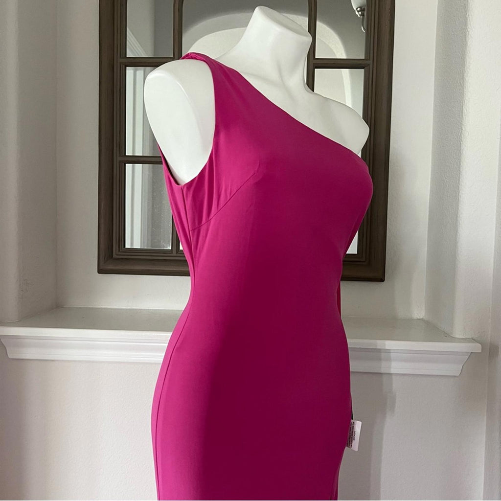 Mac Duggal IEENA Draped Back Gown/Dress in Candy Pink, Size 2 New w/Tag