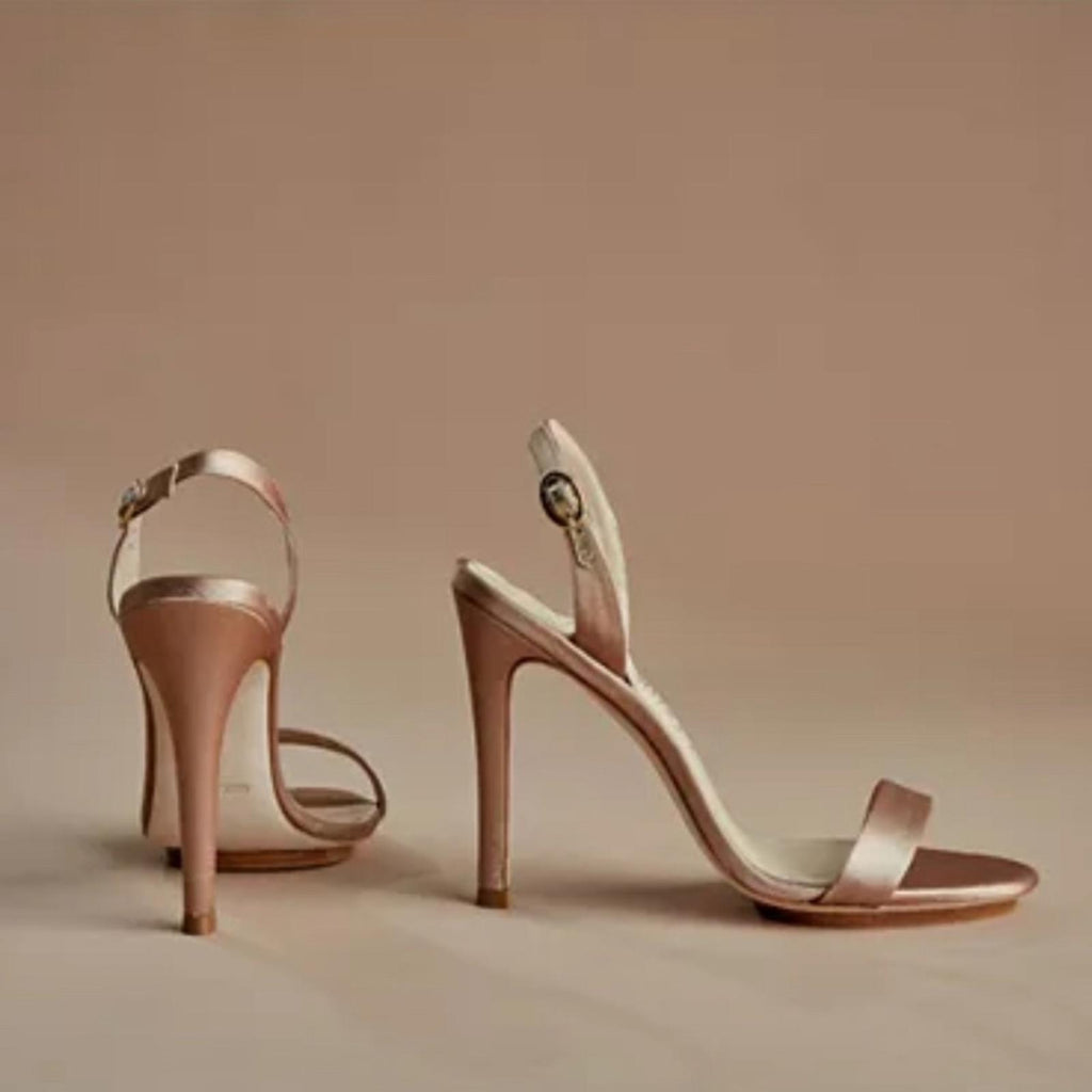 Salone Monet Sable High Heel Sandals, Size 6 New in Box with Dust Bag