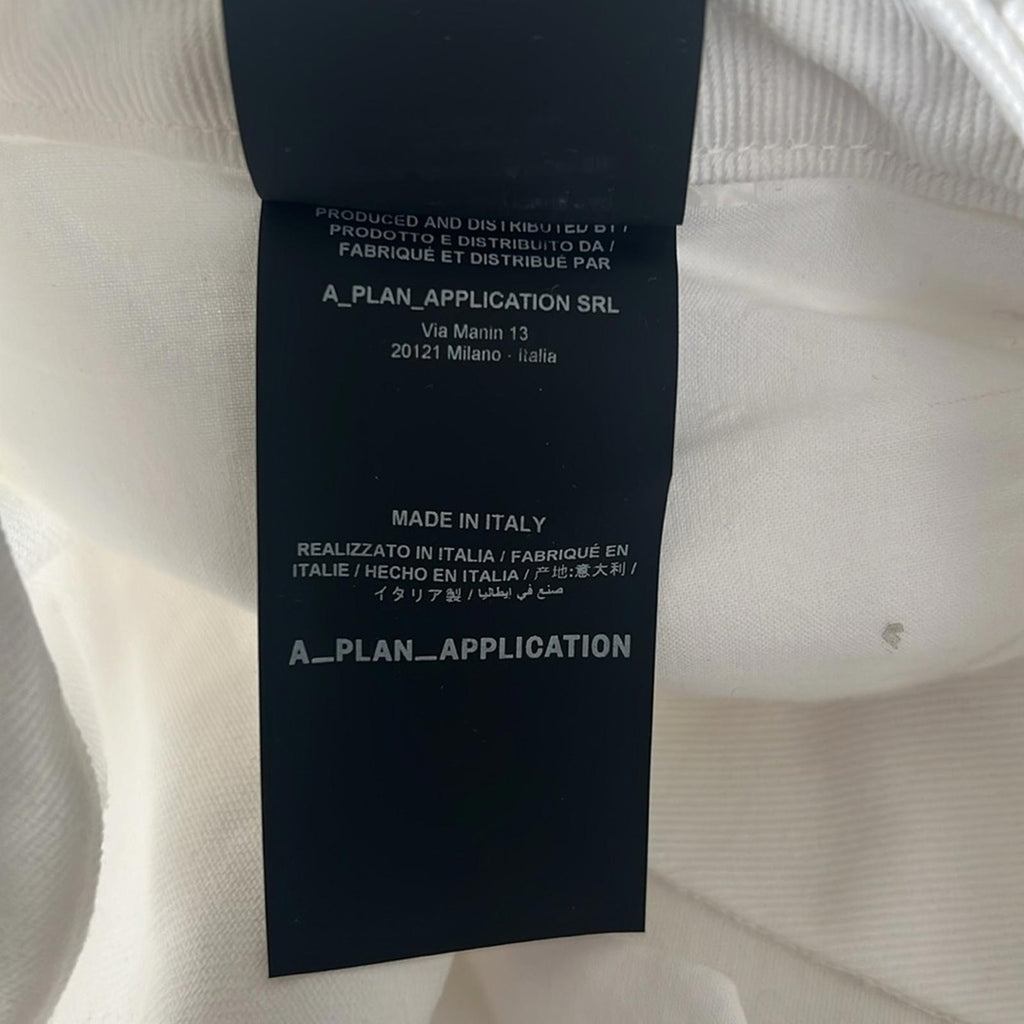 A_Plan_Application High Waist Bootcut Jeans Optical White, Size 26, NWT SOLD OUT