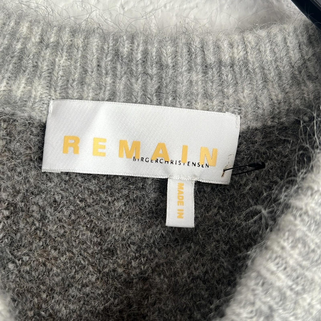 REMAIN Birger Christensen Cami Striped Knit Wool Blend Sweater Size UK12 US8 NEW