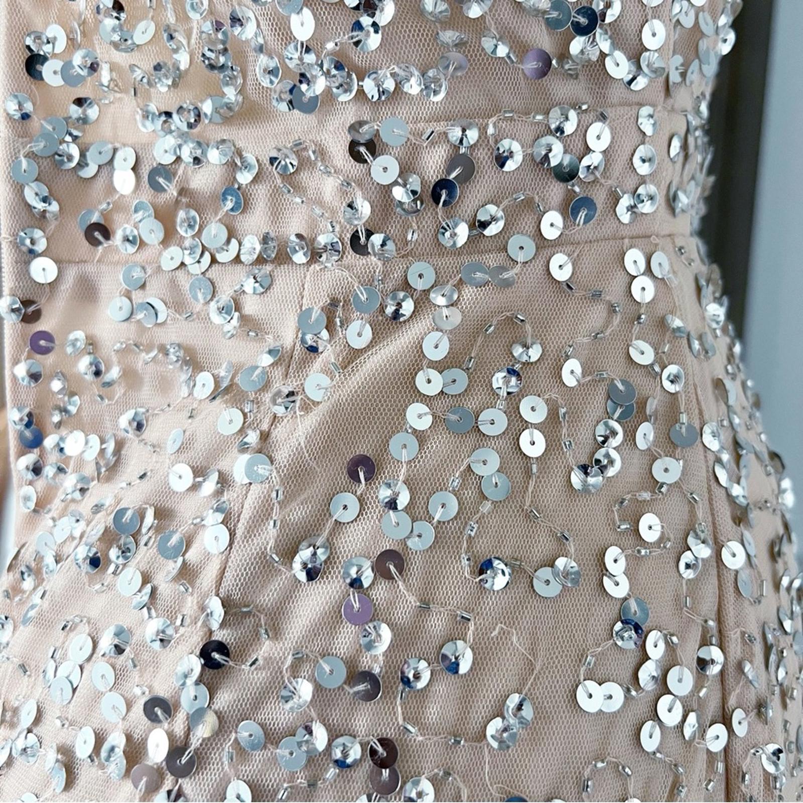 Mac Duggal Cocktail Dress, Light Peach Size 2 Style New w/Tag Retail $398