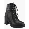 Marc Fisher LTD Velima Mixed Media Booties in Black, Size 7.5 NEW without Box