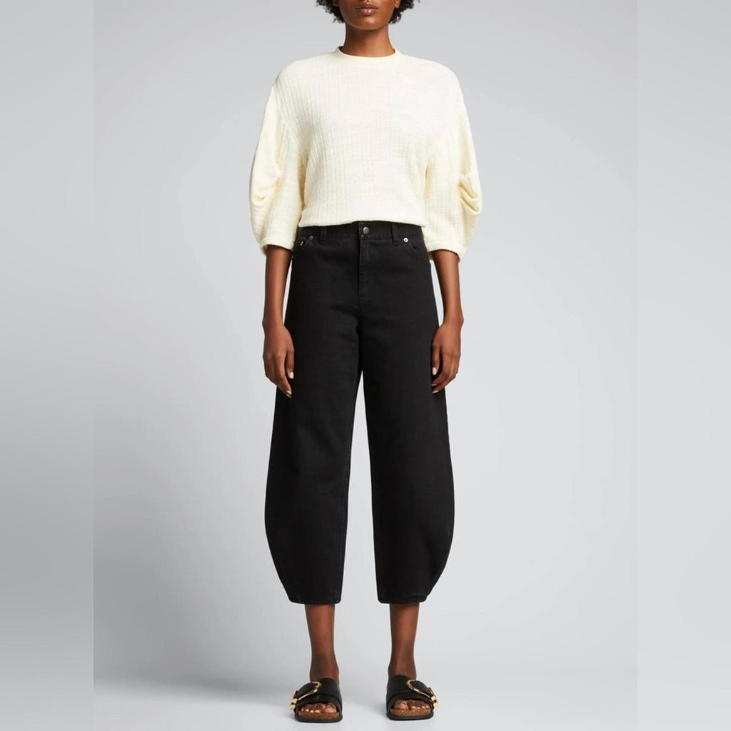 TIBI Handspun Knit Pleat Sleeve Top in Cream, Size 10 New w/Tag $395 - SOLD OUT!