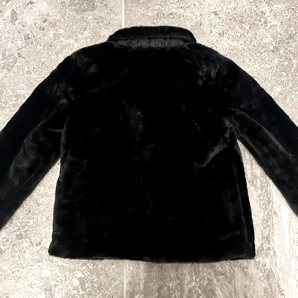 Epic Threads Faux Fur Jacket in Black, Little Girls Size 6X New w/Tag