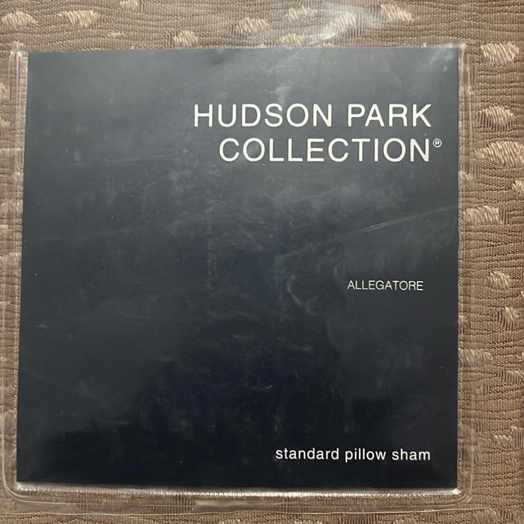 X2 Hudson Park Collection Allegatore Standard Pillow Sham, NWT $270