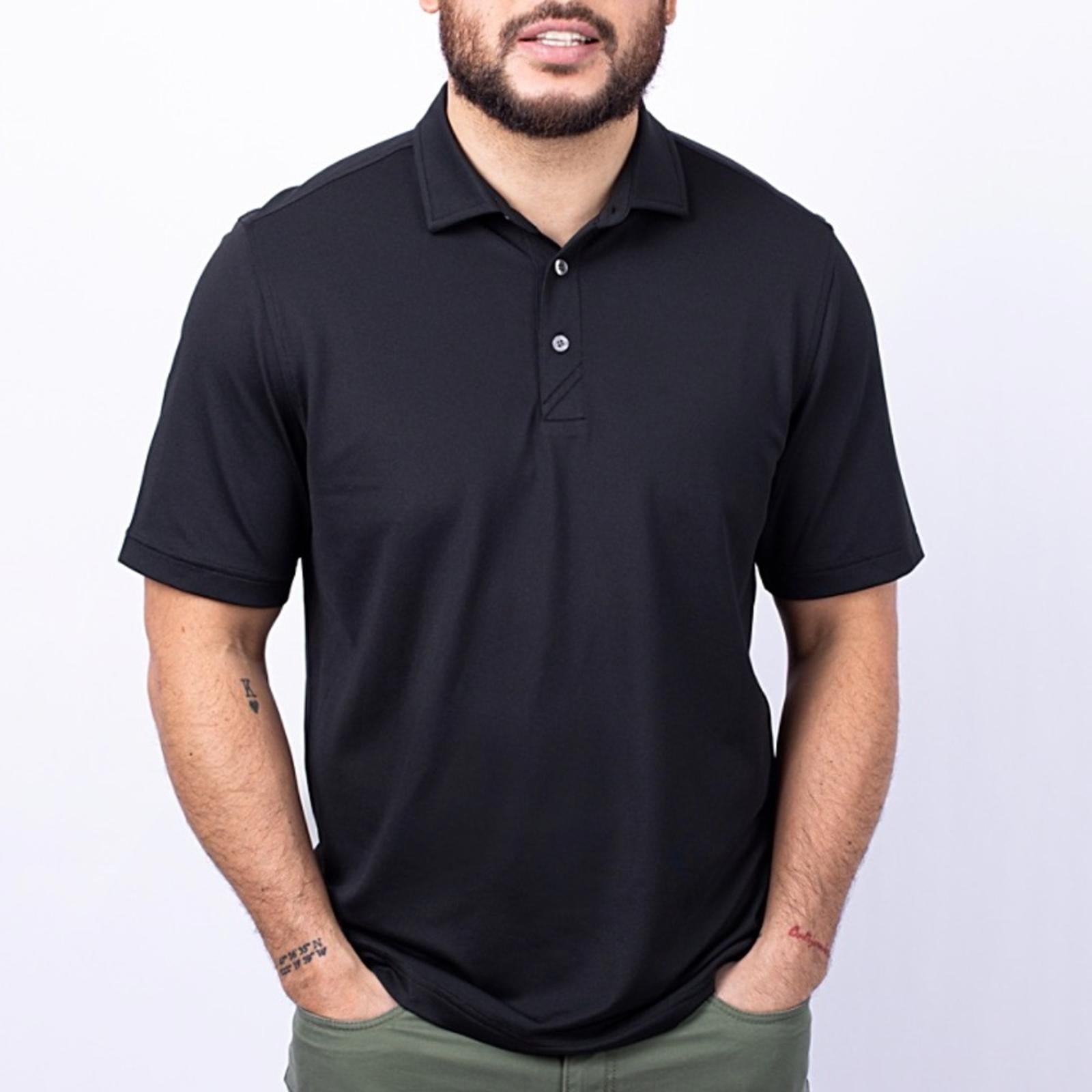 Cutter & Buck Polo Shirt in Black, Size 3X, EXCELLENT! Retail $80