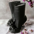 Giambattista Valli Max Bow-Embellished Ankle Boots New in Box w/Dust Bag