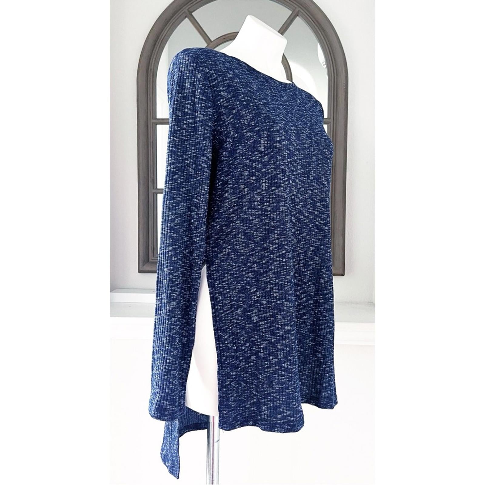NEW Nostalgia Katy Top/Sweater, Navy Heather Size M New w/Tag