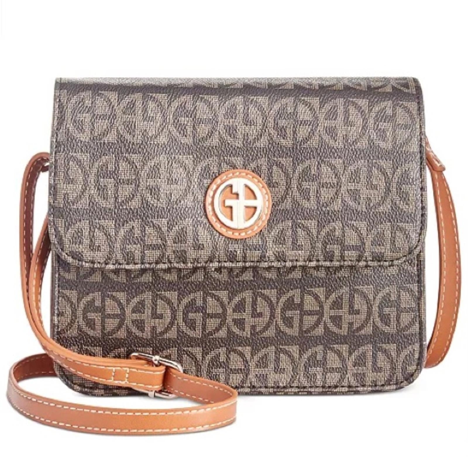 Giani Bernini Block Signature Crossbody Organizer Bag Retail $99.50