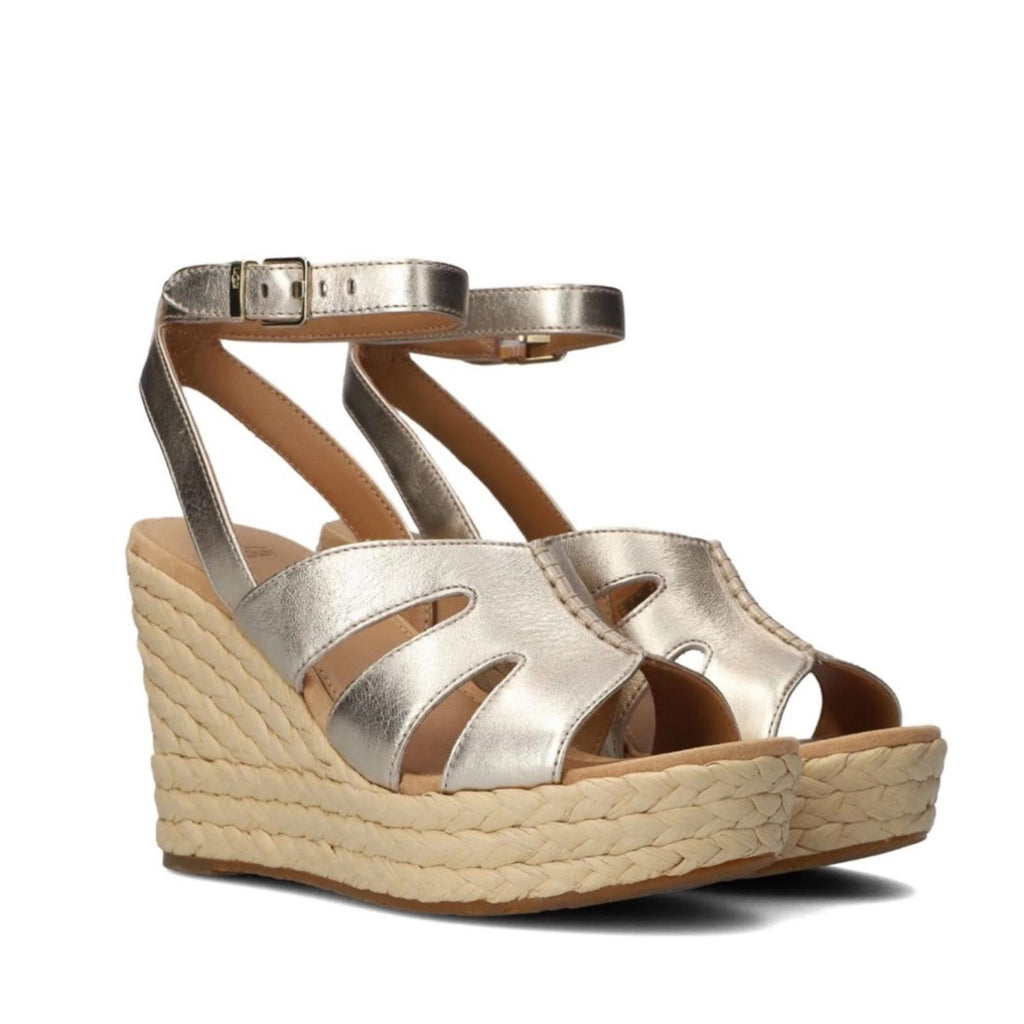 UGG Careena Platform Wedge Espadrille Sandals, Size 10 New in Box