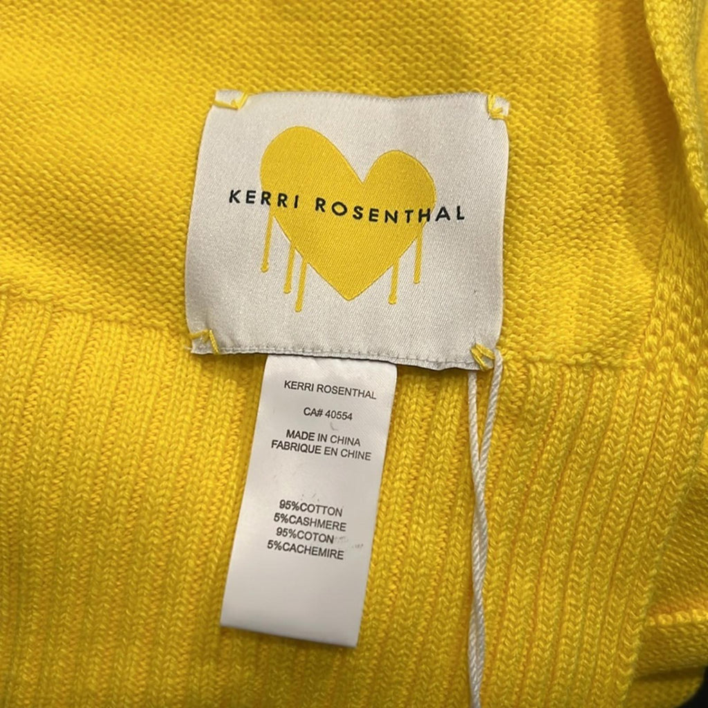 Kerri Rosenthal Sunshine Scarf in Yellow, One Size New w/Tag $198