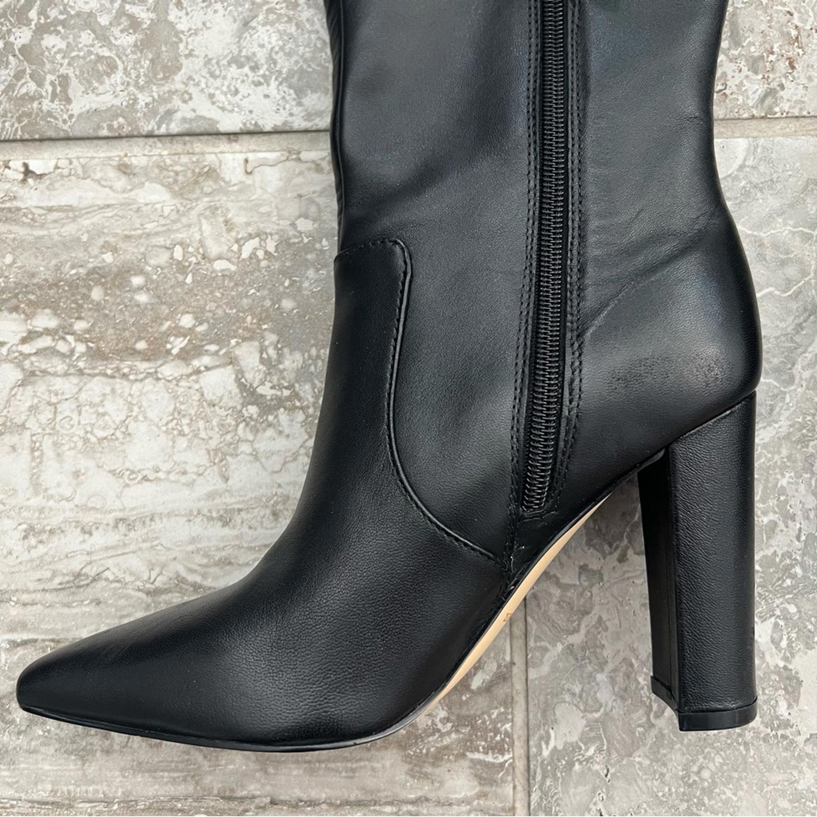 Marc Fisher LTD. Giancarlo Heeled Boots Black, Size 5.5 New in Box $299