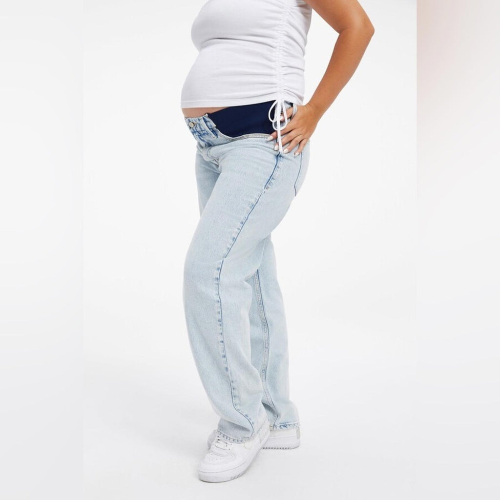 Good American Good 90’s Maternity Blue Jeans, NEW, Size 16