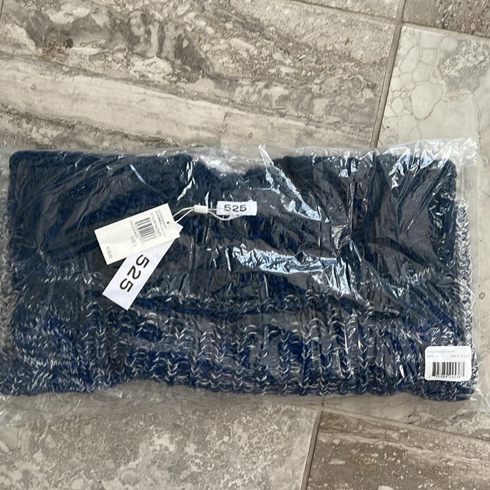 525 Ombré Crewneck Sweater in Dark Blue Multi, Size L, New w/Tag