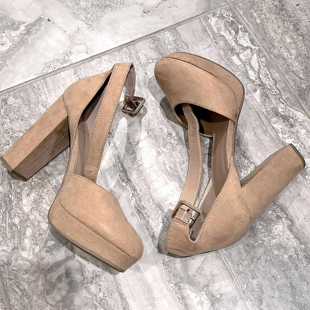 Sun+Stone Estrella Block Heel Platform Pumps, Size 9.5 NEW w/o Box