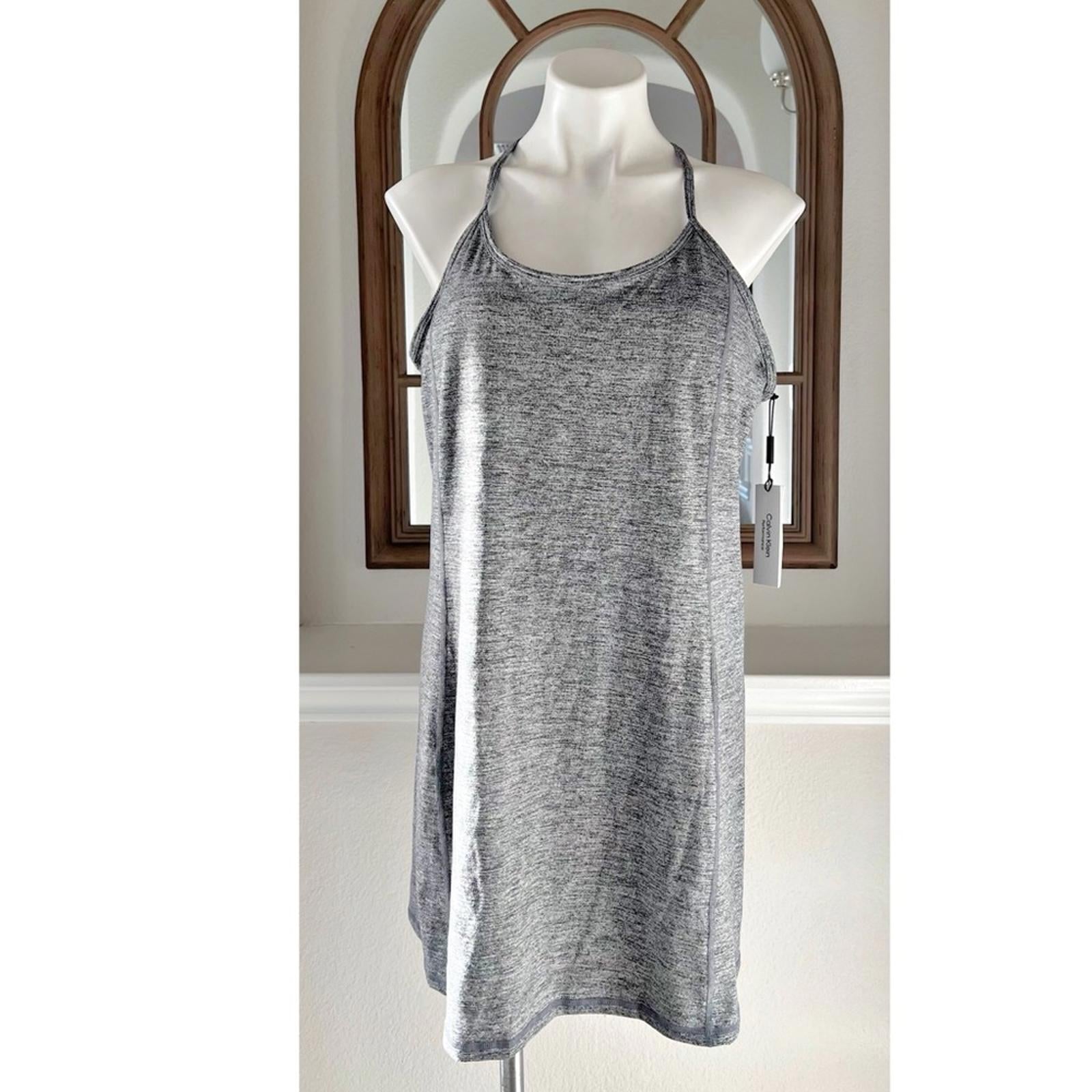Calvin Klein Performance Exercise Dress, Heather Grey, New w/Tag Retail $89.50