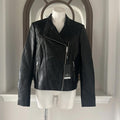 Andrew Marc Minowa Genuine LEATHER Jacket in Black, Size XL New w/Tag