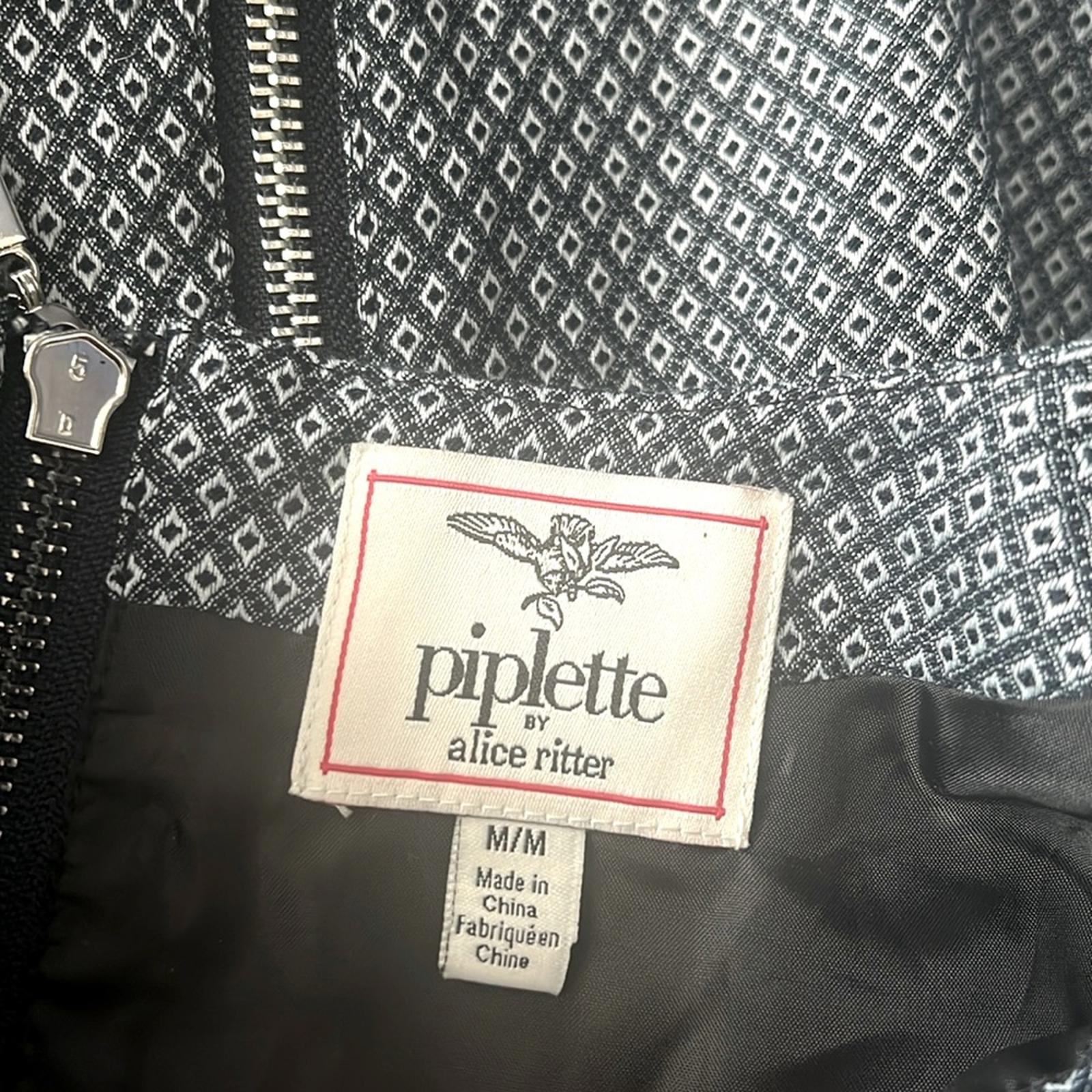 Piplette by Alice Ritter Geometric Print SS Mini Dress, Size M EXCELLENT!