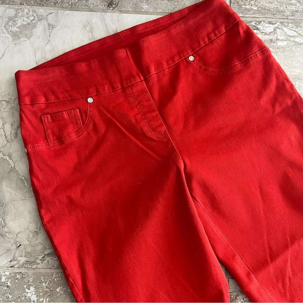NEW Westbound Straight Leg Pull-On Pants, Stretch High-Rise Size 10 Regular