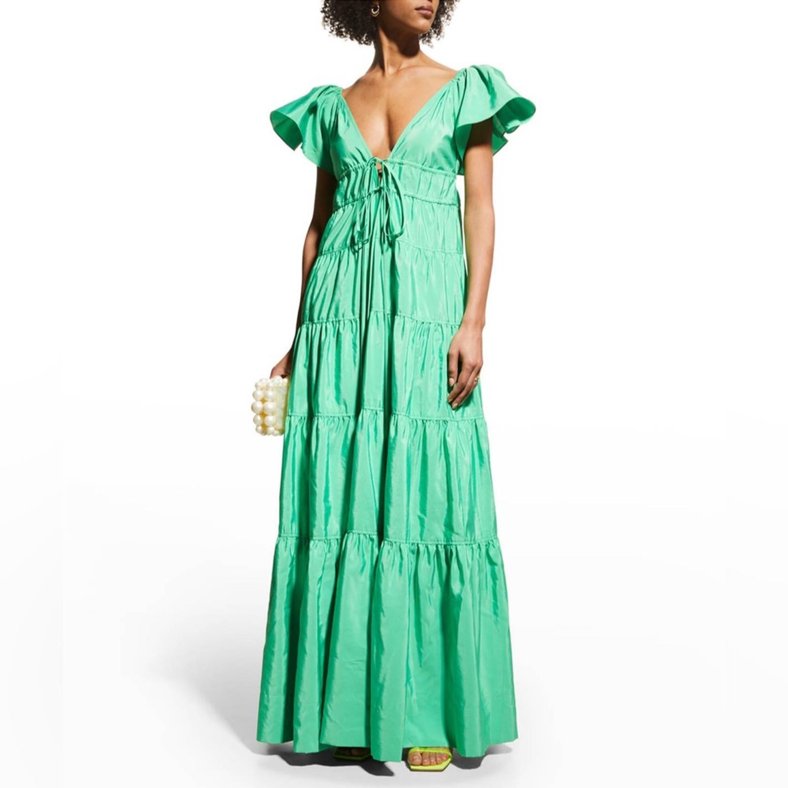 A.L.C. Luca Ruffled Sleeve Tiered Dress, Size 4 New w/Tag Retail $695 SOLD OUT!