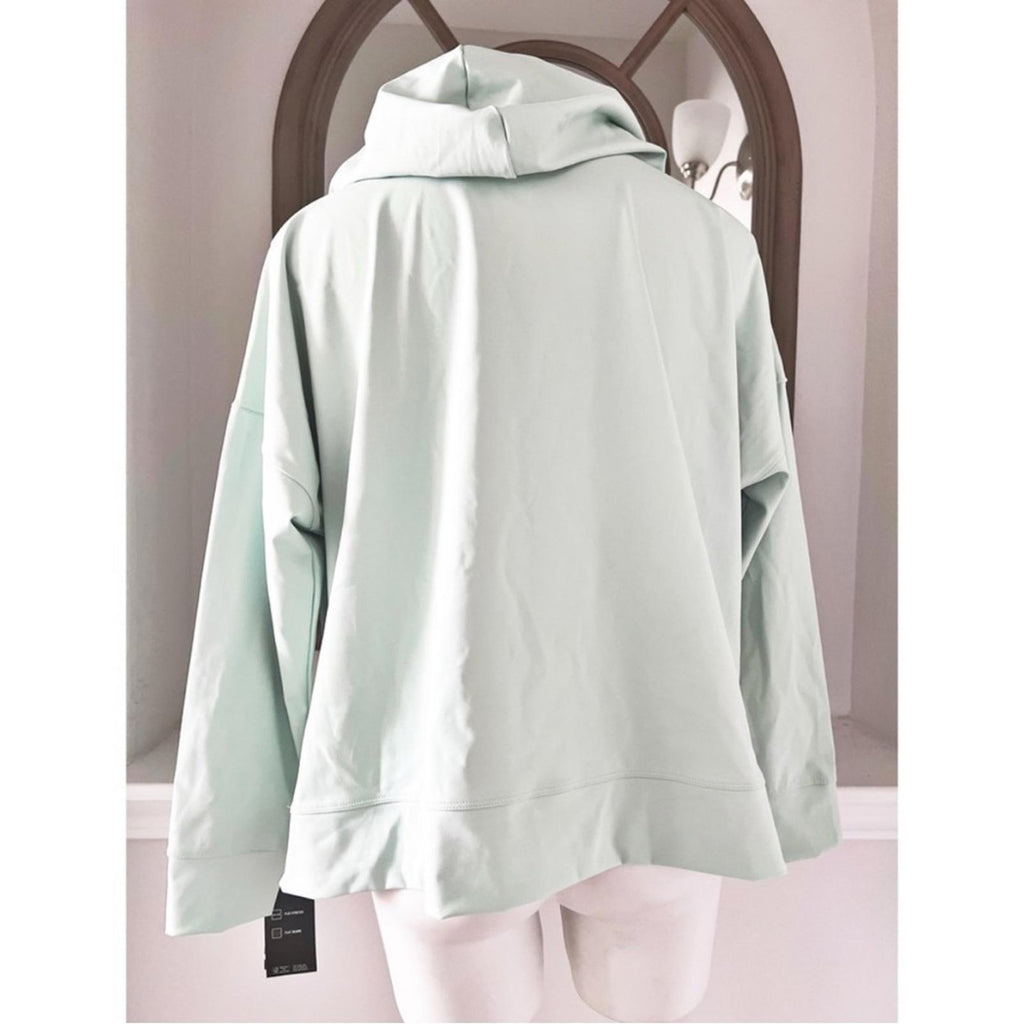 ID Ideology Techy Drawstring-Hood Hoodie in Mint Wash, Plus Size 3X New w/Tag