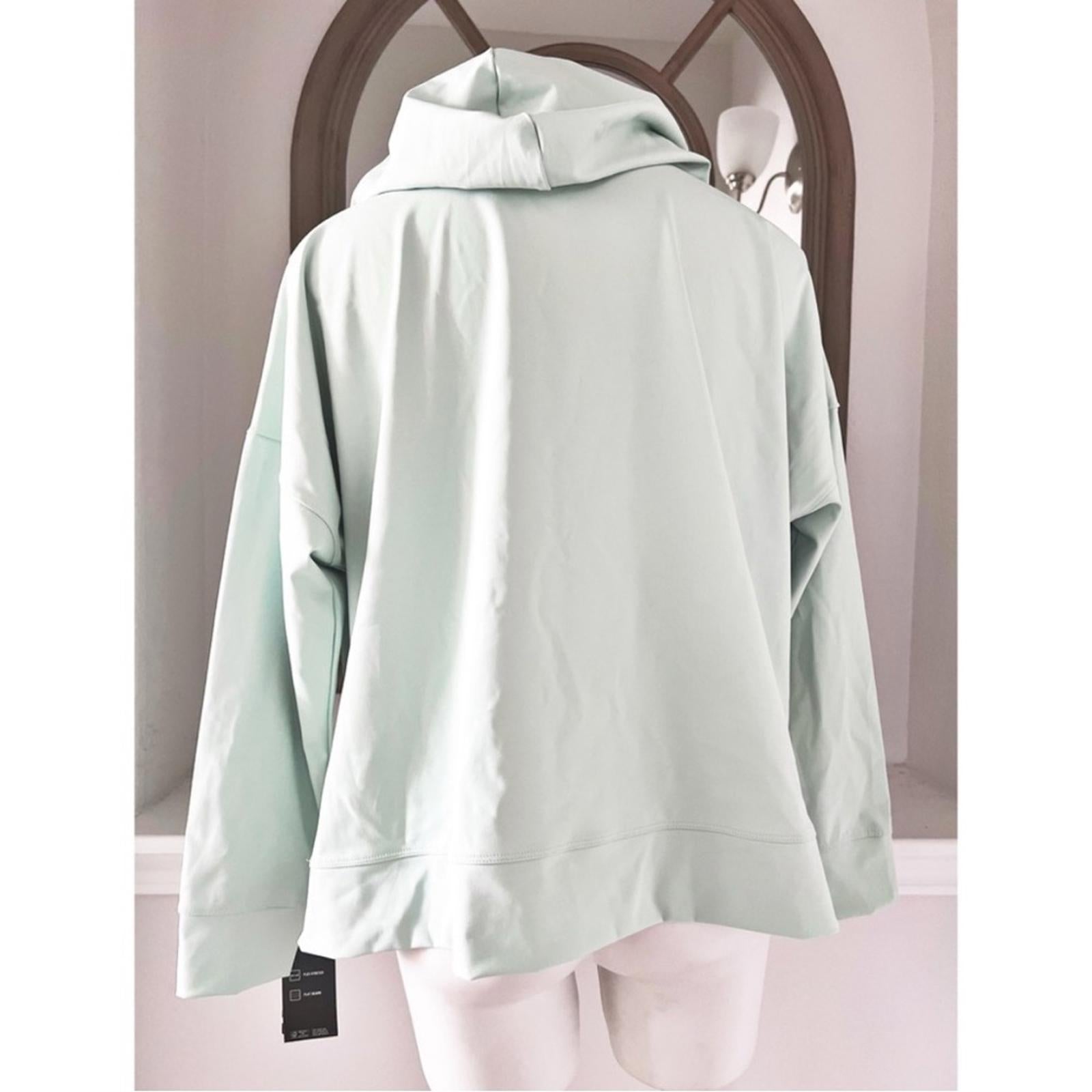 ID Ideology Techy Drawstring-Hood Hoodie in Mint Wash, Plus Size 3X New w/Tag
