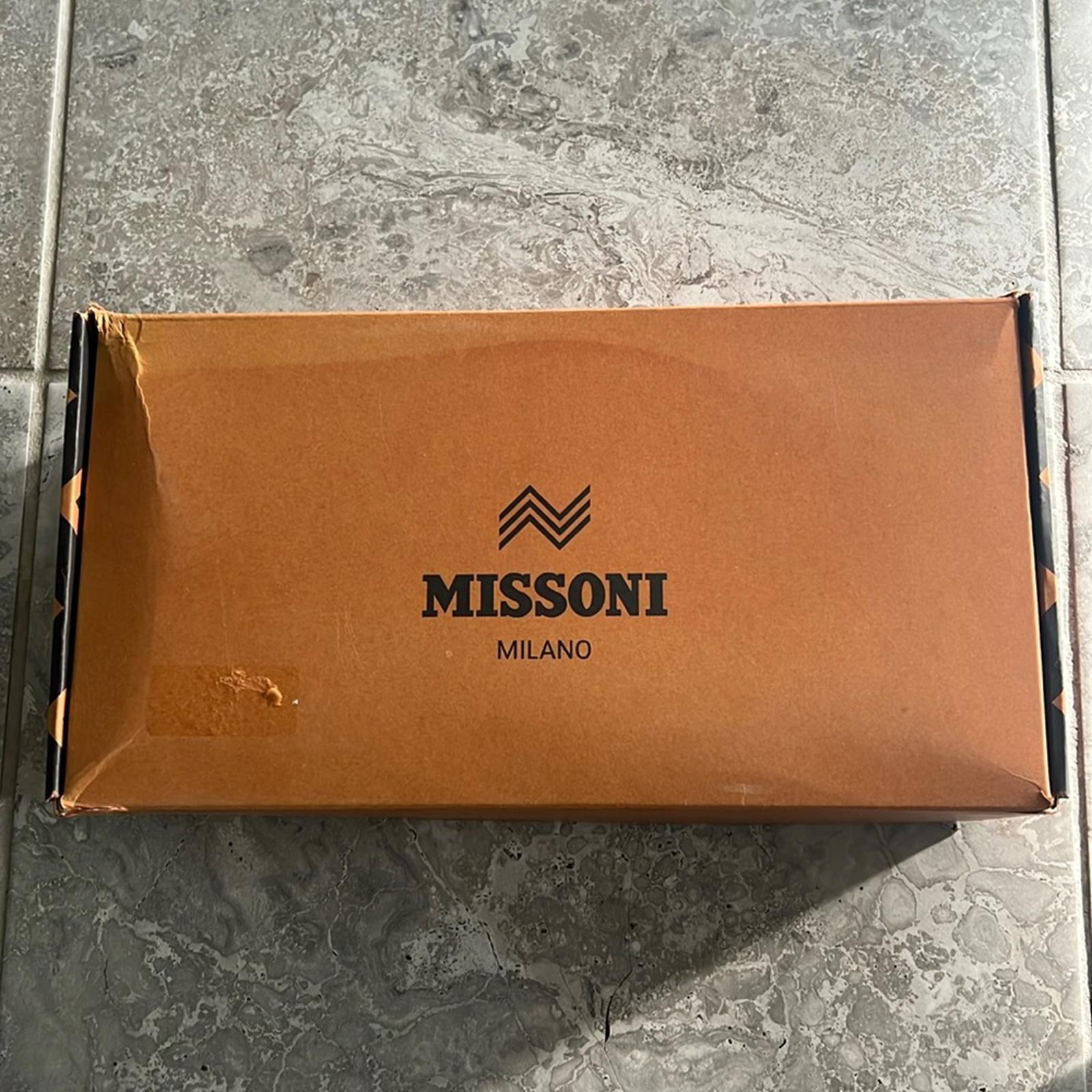 Missoni Space-Dyed Stretch-Knit Slip-On Sneakers, Size 43 NEW + DustBag $580