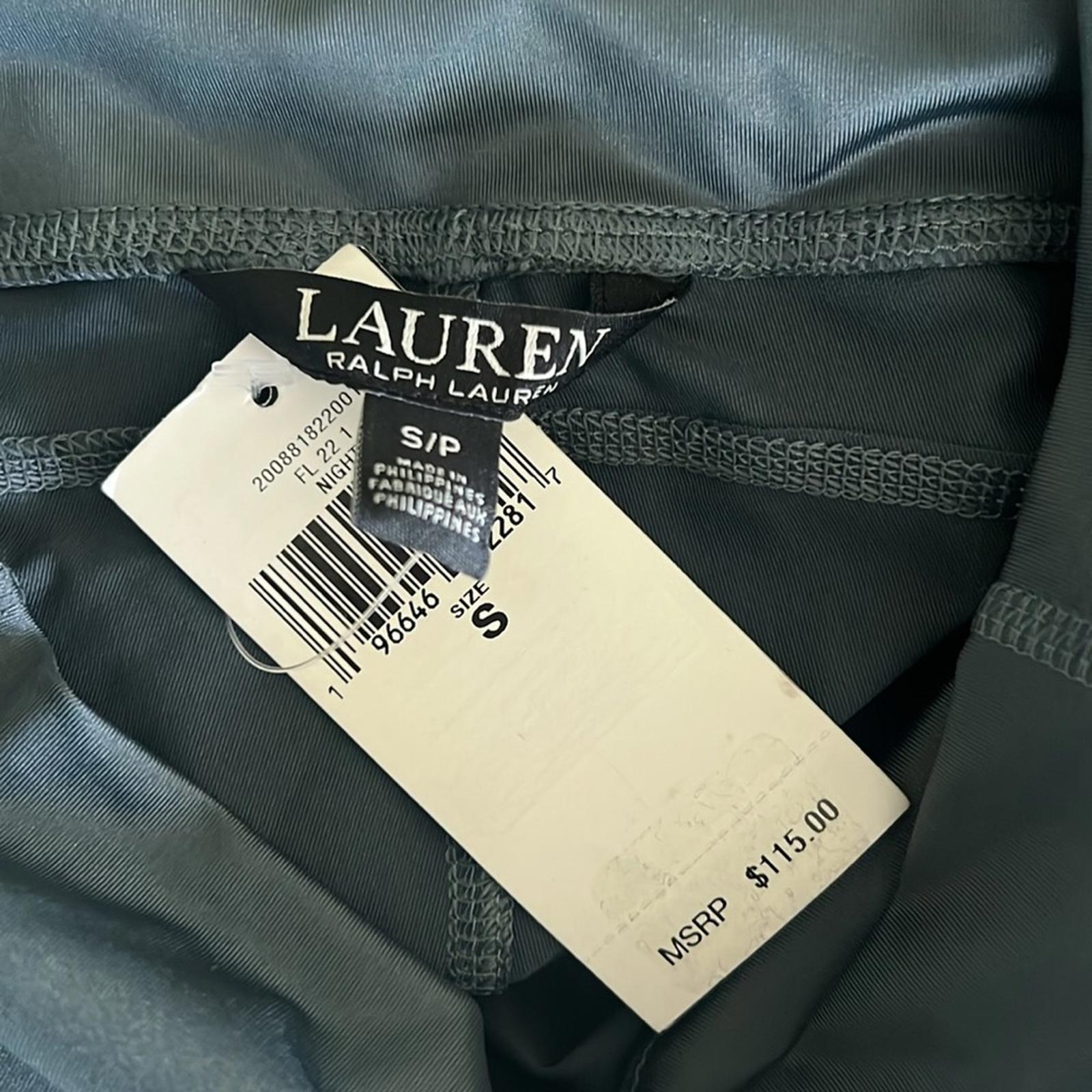 Lauren Ralph Lauren Coated Jersey Leggings, Size S NEW w/Tag $115