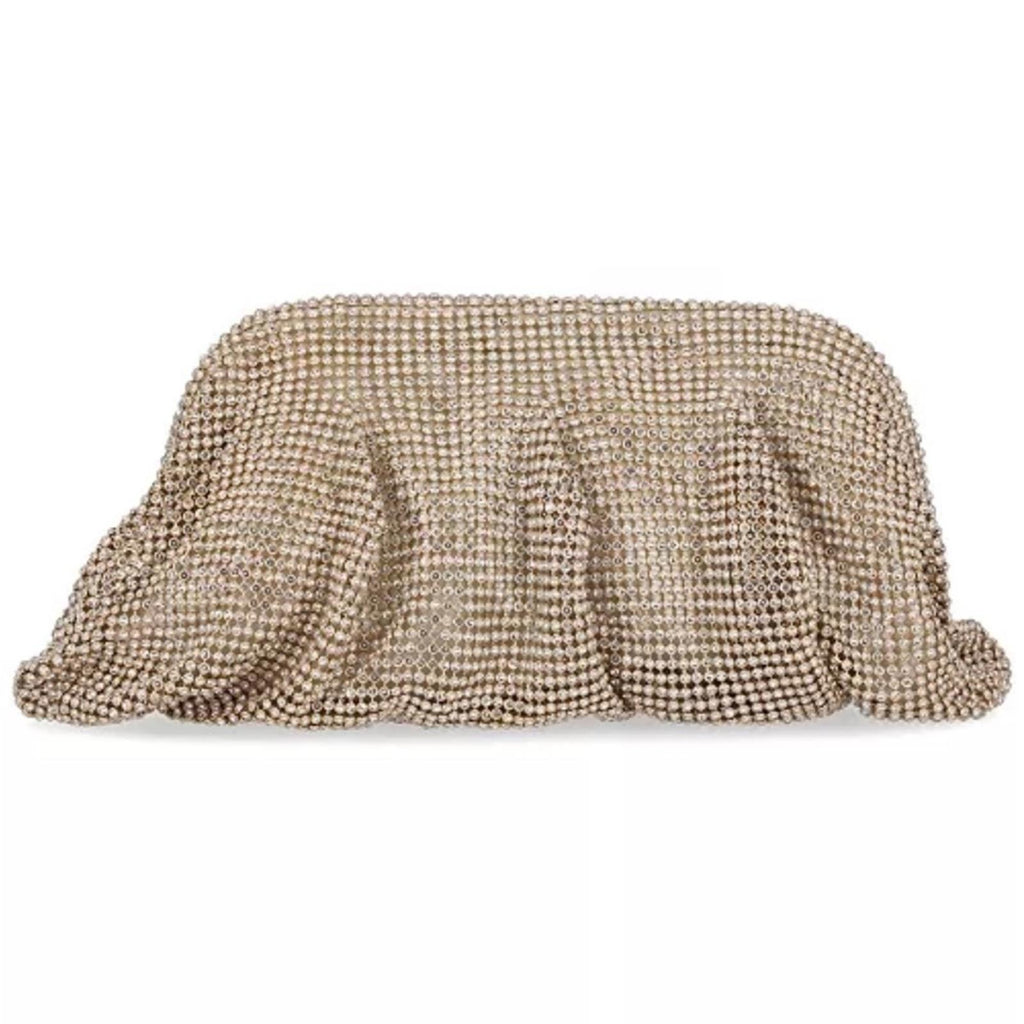 INC Pleated Clutch in Champagne, New w/Tag (Online for $79.50)