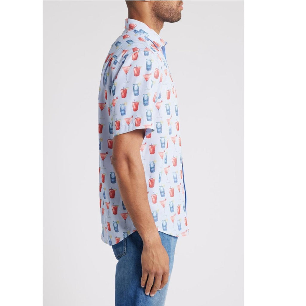 Tommy Bahama Coconut Point Island Zone Short Sleeve Button-Up Shirt NWT Size XL