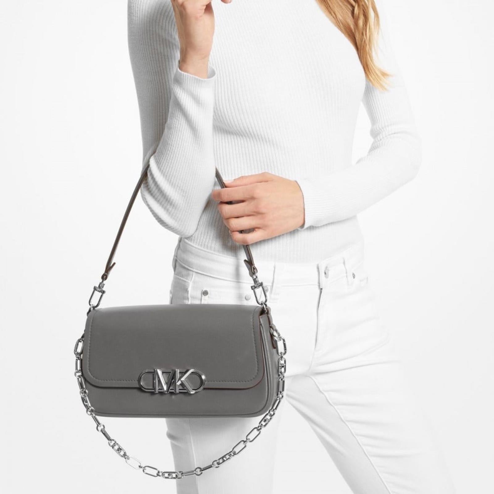NWT Michael Kors Parker Medium Convertible Pouchette Shoulder Bag Retail $498