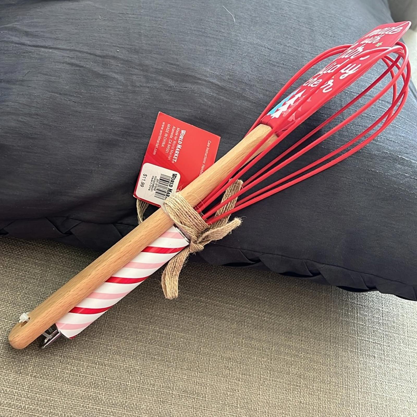 Whisk + 2 Spatulas, Red & Green New w/Tag