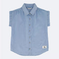 Calvin Klein Girls Relaxed Denim Button-Down Shirt, Size M (8/10) NEW Sold Out!