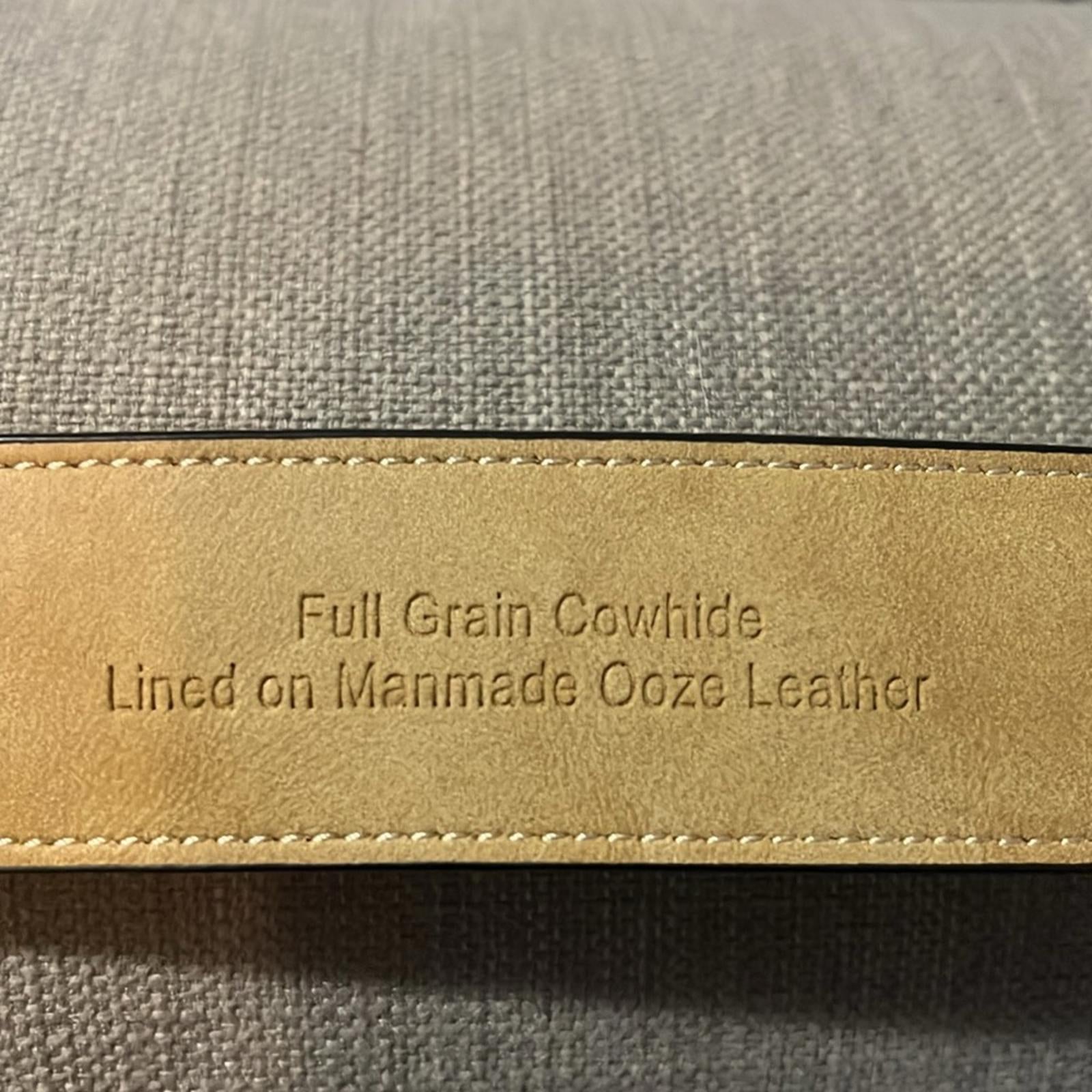 The Men's Store at Bloomingdale's Men's Leather Belt in Brown, NWT, Size 30