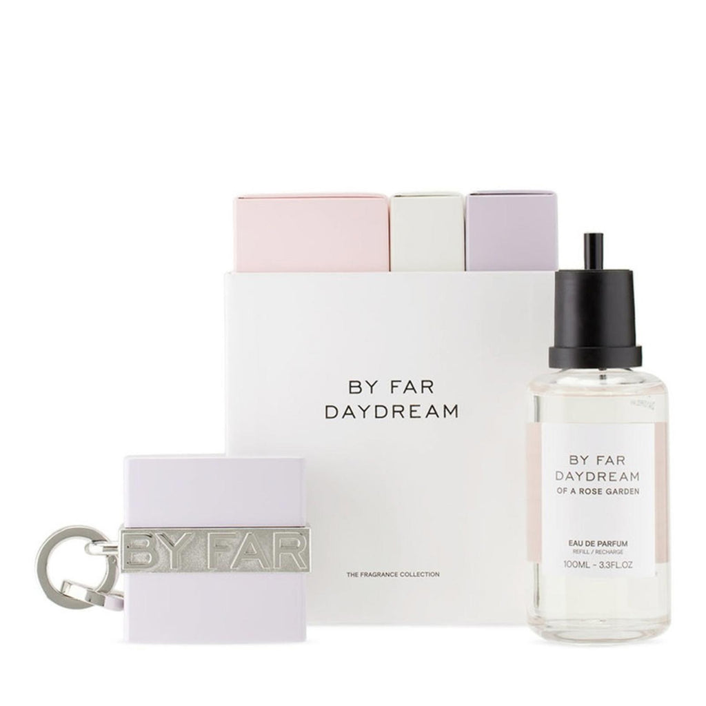 BY FAR Daydream of a Rose Garden Fragrance Set in Purple and Silver, NEW