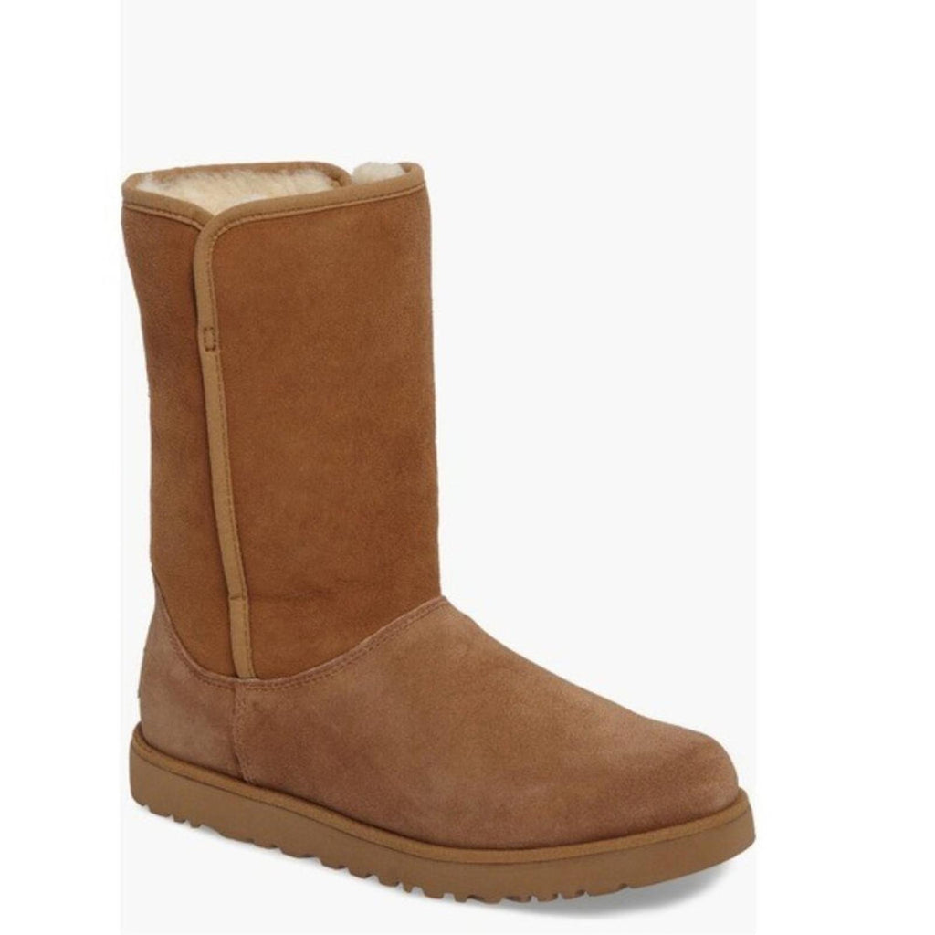 UGG Michelle Chestnut Suede Boots, Fur Leather Size EU36 US5 New in Box