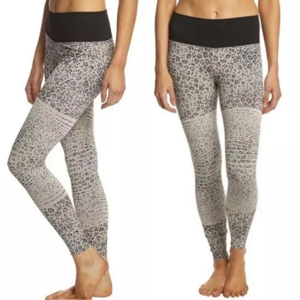 NEW NUX x Soulcycle Feline Seamless Legging, Gray & Black, Size S New w/Tag