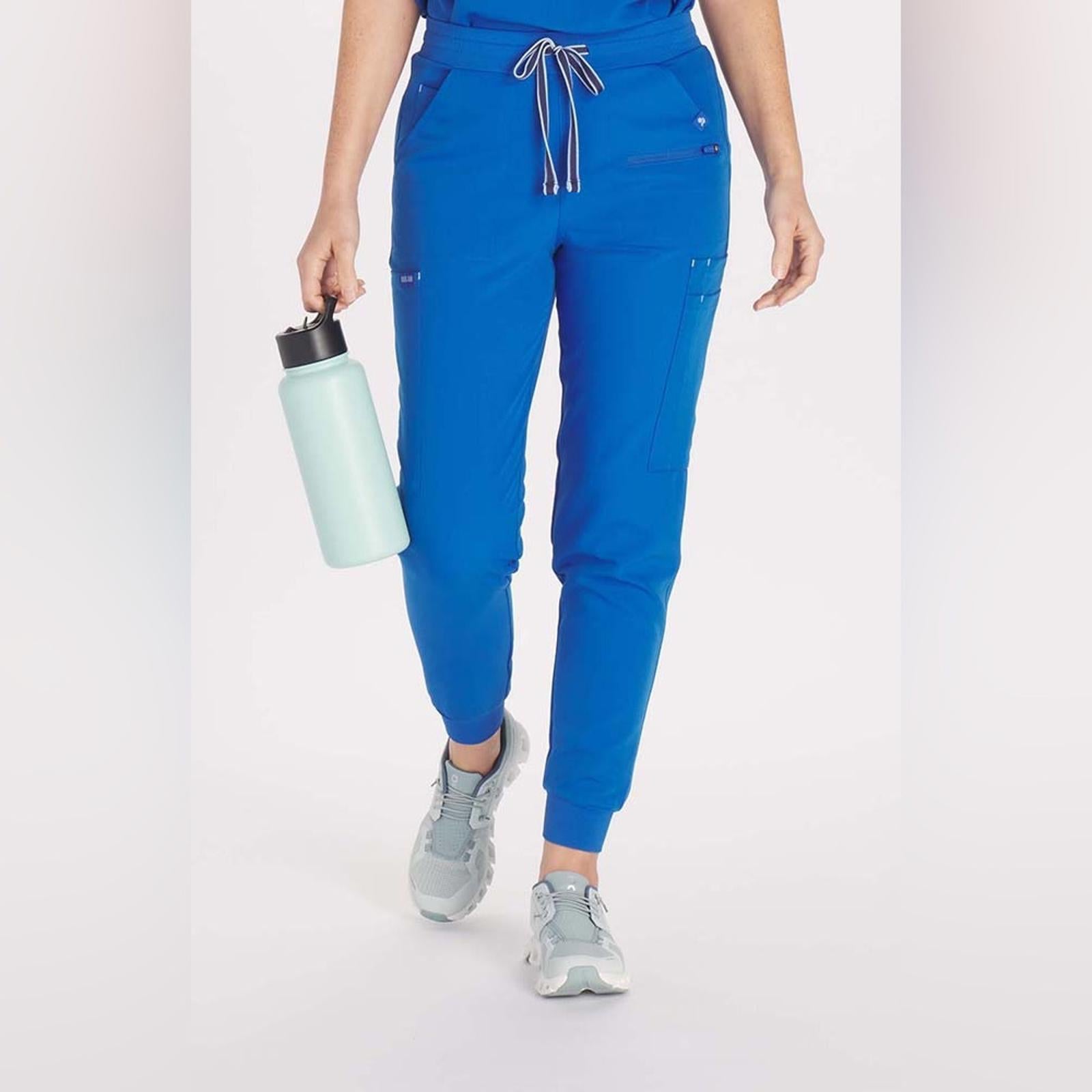 Dolan Hope 10-Pocket Scrub Jogger Pant in Ciel Blue, Size M New w/Tag
