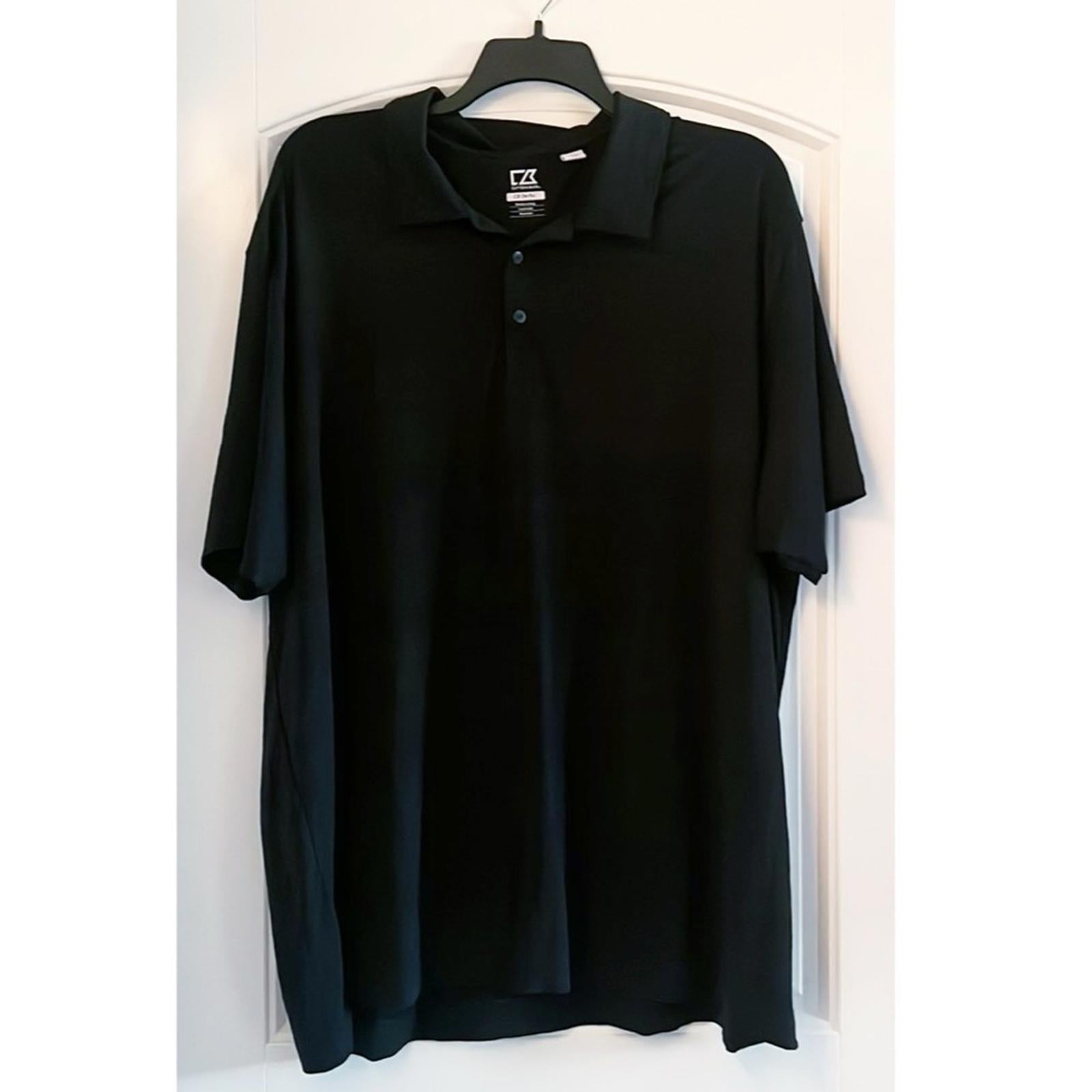 Cutter & Buck Polo Shirt in Black, Size 3X, EXCELLENT! Retail $80